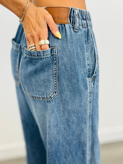 Judy Blue Slouchy Sue Palazzo Jeans