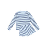 Powder Fresh/Indigo Ink Stripe