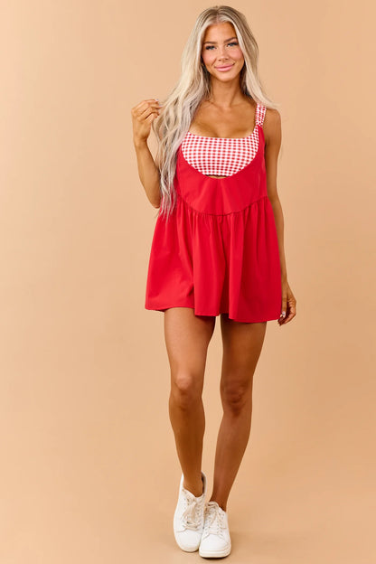 Gingham Athletic Dress